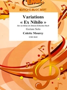 Variations Ex Nihilo by Mourey Colette for Guitar (Guitar)