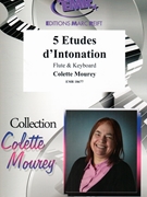 5 Etudes d'Intonation by Mourey Colette for Flute and Organ (Flute and Organ)