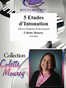 5 Etudes d'Intonation by Mourey Colette for Mezzo-Soprano and Keyboard (Mezzo-Soprano and Keyboard)
