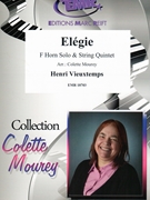 Elegie by Vieuxtemps Henri - Mourey Colette - for String Quintet (String Quintet (+ F Horn Solo))
