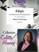 Elegie by Vieuxtemps Henri - Mourey Colette - for String Quintet (String Quintet (+ Trombone Solo))