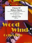 Chorus Of Hebrew Slaves by Verdi Giuseppe - Julian Oliver - for Alto Saxophone and Piano (Alto Saxophone and Piano)