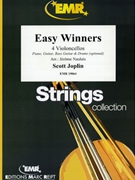 Easy Winners by Joplin Scott - Naulais Jerome - for 4 Violoncellos (4 Violoncellos (Piano Guitar Bass Guitar and Drums optional))