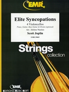 Elite Syncopations by Joplin Scott - Naulais Jerome - for 4 Violoncellos (4 Violoncellos (Piano Guitar Bass Guitar and Drums optional))