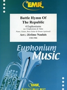 Battle Hymn Of The Republic by Naulais Jerome for 4 Euphoniums (4 Euphoniums (Piano Guitar Bass Guitar and Drums optional))
