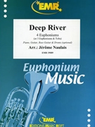 Deep River by Naulais Jerome for 4 Euphoniums (4 Euphoniums (Piano Guitar Bass Guitar and Drums optional))