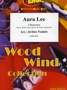Aura Lee by Naulais Jerome for 3 Bassoons (3 Bassoons (Piano Guitar Bass Guitar and Drums optional))