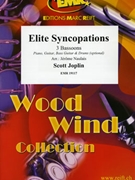 Elite Syncopations by Joplin Scott - Naulais Jerome - for 3 Bassoons (3 Bassoons (Piano Guitar Bass Guitar and Drums optional))
