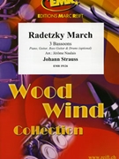 Radetzky March by Strauss Johann - Naulais Jerome - for 3 Bassoons and Piano (3 Bassoons and Piano (Keyboard) (Piano Guitar Bass Guitar and Drums optional))
