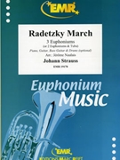 Radetzky March by Strauss Johann - Naulais Jerome - for Euphonium Trio (3 Euphoniums (Piano Guitar Bass Guitar and Drums optional))