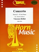 Concerto by Bellini Vincenzo - Andrews David - for Eb Horn and Piano (Eb Horn and Piano)