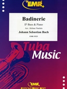 Badinerie by Bach Johann Sebastian - Naulais Jerome - for Eb Bass and Piano (Eb Bass and Piano)