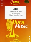 Aria by Bach Johann Sebastian - Naulais Jerome - for Eb Horn and Piano (Eb Horn and Piano)