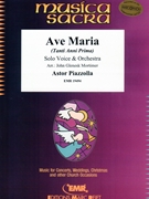 Ave Maria by Piazzolla Astor - Mortimer John Glenesk - for Orchestra (Orchestra (Solo Voice))