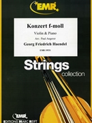 Konzert f-moll by Handel George Frideric for Violin and Piano (Violin and Piano)