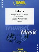 Balada by Porombescu Ciprian - Sedlak Jan - for Trumpet and Piano (Trumpet and Piano)