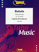 Balada by Porombescu Ciprian - Sedlak Jan - for Tuba and Piano (Tuba and Piano)