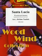 Santa Lucia by Naulais Jerome for Woodwind Quintet (Woodwind Quintet (Keyboard and Drums optional))