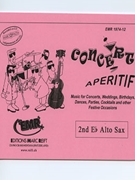 Concert Aperitif (2nd Eb Alto Saxophone) by Various for Concert Band - Blasorchester - Harmonie (Concert Band - Blasorchester - Harmonie (Marschformat / Petit format / Card Size))