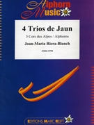 4 Trios de Jaun by Riera-Blanch Joan-Maria for 3 Alphorns (3 Alphorns)