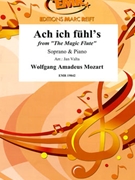 Ach ich fuhl's by Mozart Wolfgang Amadeus - Valta Jan - for Voice and Piano (Voice and Piano (Soprano Solo))