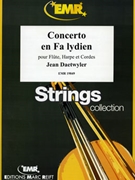 Concerto en Fa lydien by Daetwyler Jean for Flute Harpe and String Orchestra (Flute Harpe and String Orchestra)