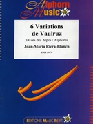 6 Variations de Vaulruz by Riera-Blanch Joan-Maria for 3 Alphorns (3 Alphorns)