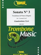 Sonata # 3 by Cirri Giovanni Battista - Cecil Leonard - for Trombone and Piano (Trombone and Piano)