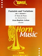 Fantaisie and Variations by Arban Jean-Baptiste - Moren Bertrand - for Eb Horn and Piano (Eb Horn and Piano)