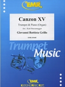 Canzon XV by Grillo Giovanni Battista - Sturzenegger Kurt - for Trumpet and Piano (Trumpet and Piano)