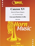 Canzon XV by Grillo Giovanni Battista - Sturzenegger Kurt - for Horn and Piano (Horn and Piano)