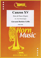 Canzon Xv by Grillo Giovanni Battista - Sturzenegger Kurt - for French Horn w/o (F Horn w/o)
