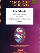 Ave Maria by Aznavour Charles - Valta Jan - for Voice and Piano (Voice and Piano)