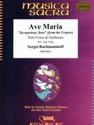 Ave Maria by Rachmaninoff Sergei - Valta Jan - for Voice and Orchestra (Voice and Orchestra)