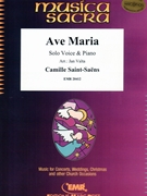 Ave Maria by Saint-Saens Camille - Valta Jan - for Voice and Piano (Voice and Piano)
