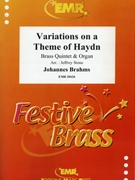 Variations on a Theme of Haydn by Brahms Johannes - Stone Jeffrey - for 2 Trumpets Horn Trombone Tuba and Organ (2 Trumpets Horn Trombone Tuba and Organ)
