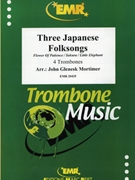 Three Japanese Folksongs by Mortimer John Glenesk for 4 Trombones (4 Trombones)