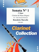 Sonata # 1 in F Major by Marcello Benedetto - Mortimer John Glenesk - for Clarinet and Organ (Clarinet and Organ)