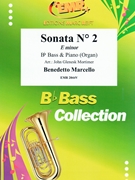 Sonata # 2 in E minor by Marcello Benedetto - Mortimer John Glenesk - for Bb Bass and Piano (Bb Bass and Piano)