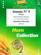 Sonata # 5 in Bb Major by Marcello Benedetto - Mortimer John Glenesk - for Eb Horn and Piano (Eb Horn and Piano)