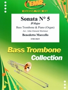 Sonata # 5 in Bb Major by Marcello Benedetto - Mortimer John Glenesk - for Bass Trombone and Organ (Bass Trombone and Organ)