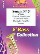 Sonata # 5 in Bb Major by Marcello Benedetto - Mortimer John Glenesk - for Eb Bass and Piano (Eb Bass and Piano)