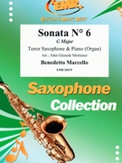 Sonata # 6 in G Major by Marcello Benedetto - Mortimer John Glenesk - for Tenor Saxophone and Organ (Tenor Saxophone and Organ)