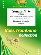 Sonata # 6 in G Major by Marcello Benedetto - Mortimer John Glenesk - for Bass Trombone and Piano (Bass Trombone and Piano)