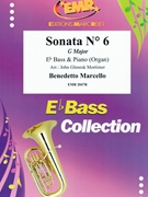 Sonata # 6 in G Major by Marcello Benedetto - Mortimer John Glenesk - for Eb Bass and Organ (Eb Bass and Organ)