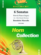 6 Sonatas by Marcello Benedetto - Mortimer John Glenesk - for Eb Horn and Organ (Eb Horn and Organ)
