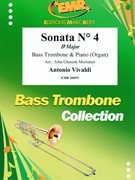 Sonata # 4 in Bb Major by Vivaldi Antonio Lucio - Mortimer John Glenesk - for Bass Trombone and Organ (Bass Trombone and Organ)