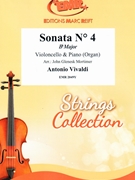 Sonata # 4 in Bb Major by Vivaldi Antonio Lucio - Mortimer John Glenesk - for Violoncello and Organ (Violoncello and Organ)
