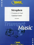 Strophen by Custer Laurenz for 3 Trumpets and Organ (3 Trumpets and Organ)