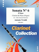 Sonata # 6 in Bb Major by Vivaldi Antonio Lucio - Mortimer John Glenesk - for Clarinet and Organ (Clarinet and Organ)